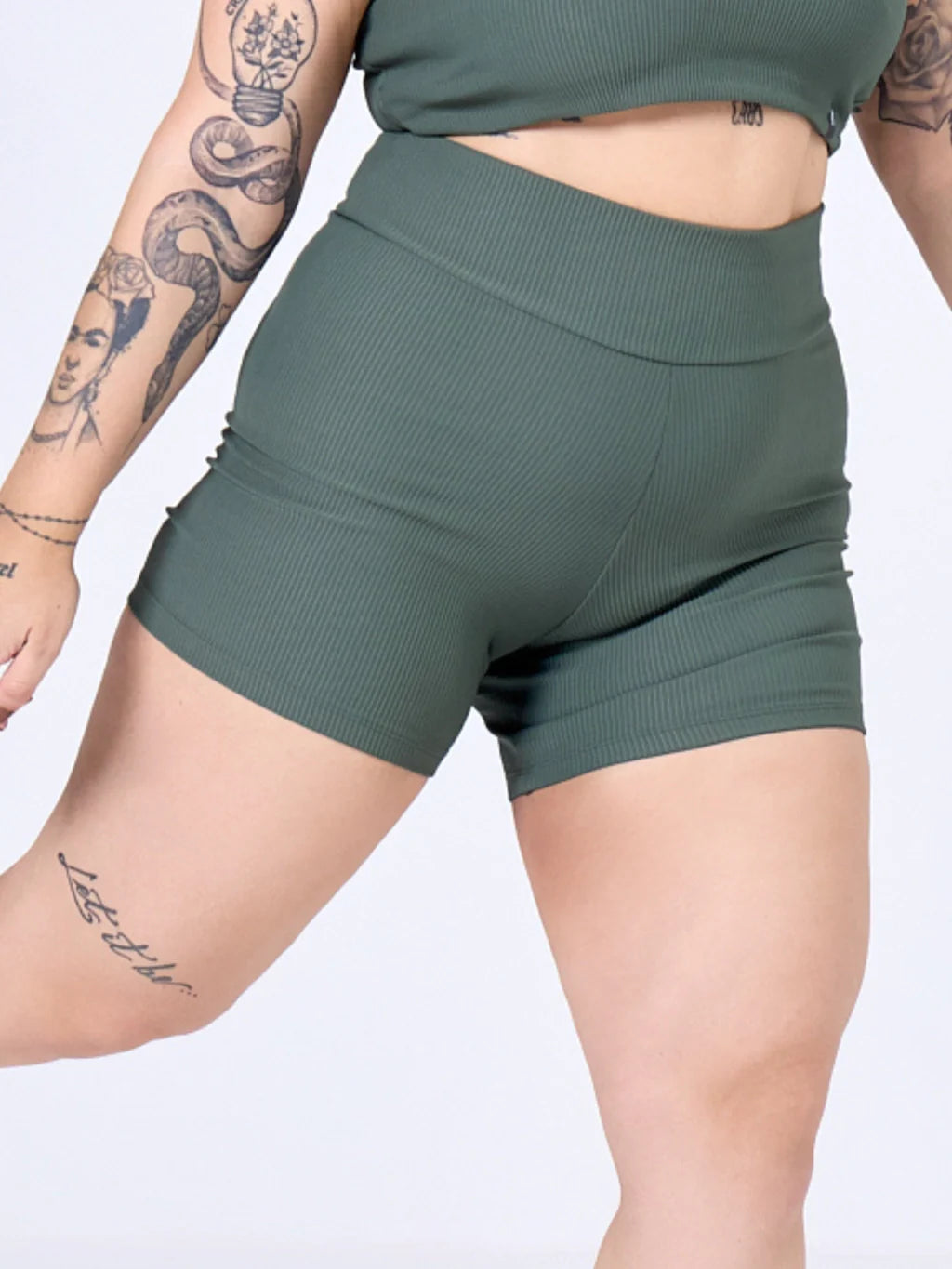 SHORTS TIMELESS CANELADO CACTUS
