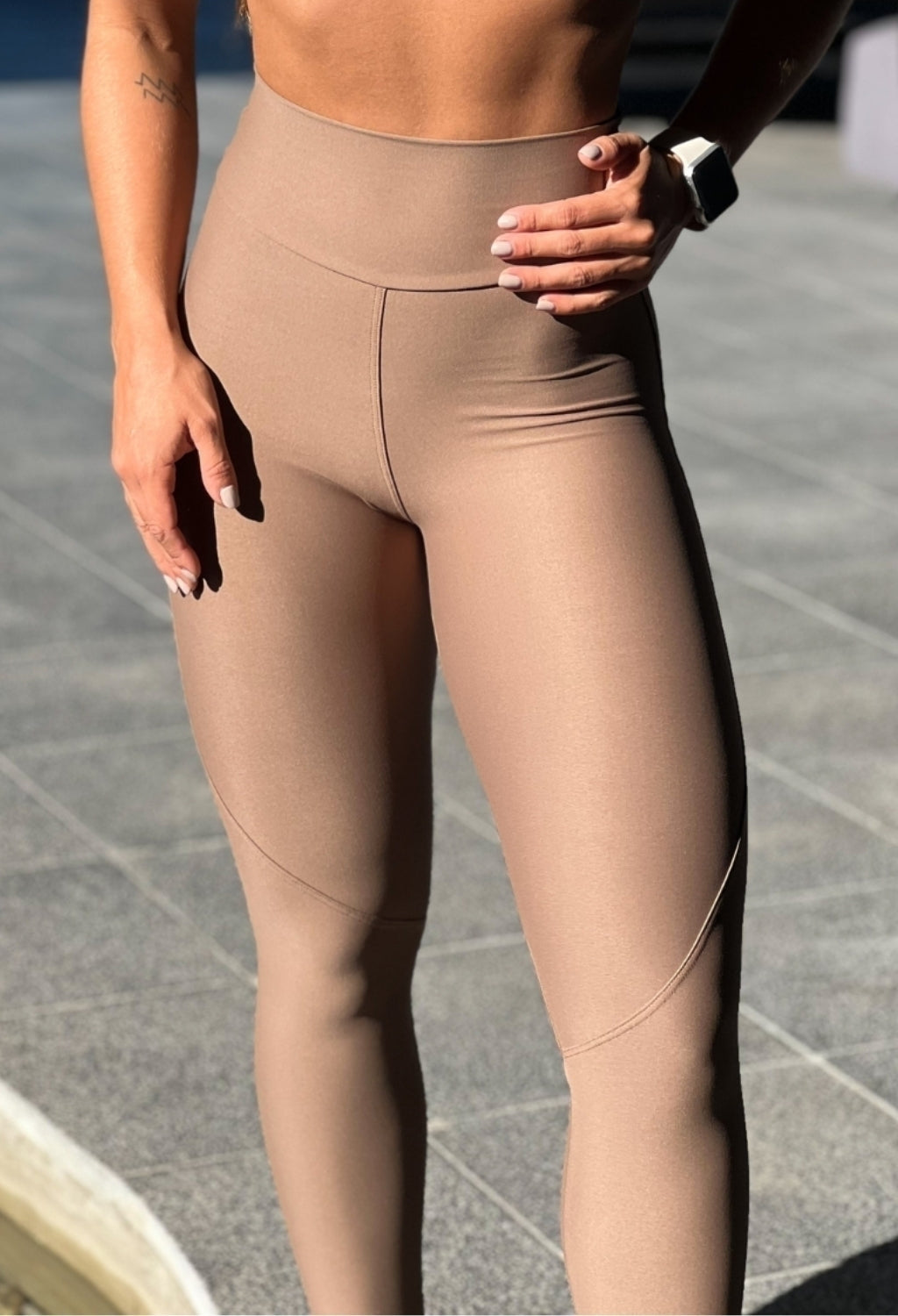 LEGGING BASIC VIBE COFFEE