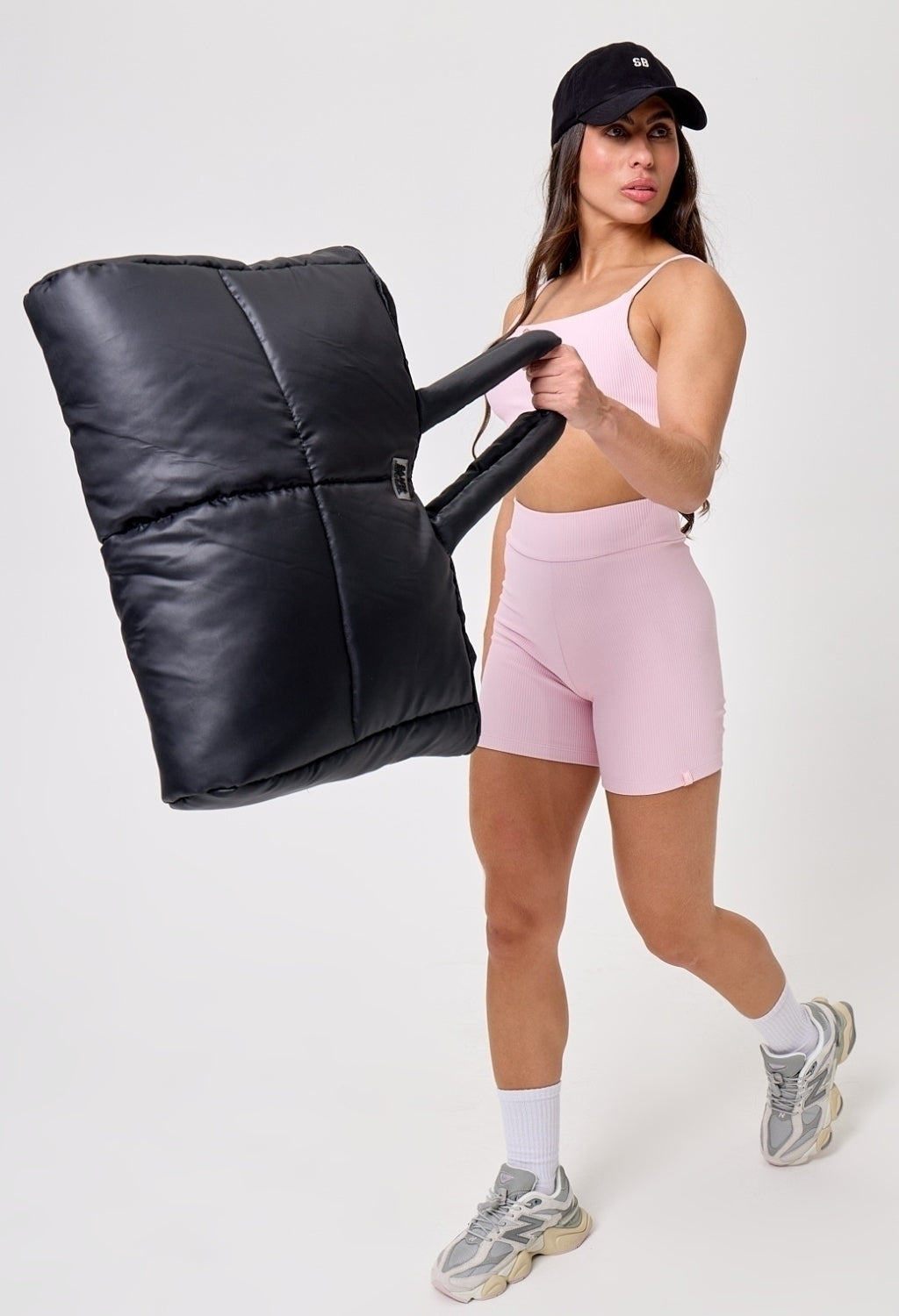 PUFFER BAG BLACK SANTABELLA