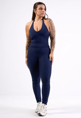 CONJ. LEG FITSKIN + CROPPED OPEN LUXE NIGHT BLUE