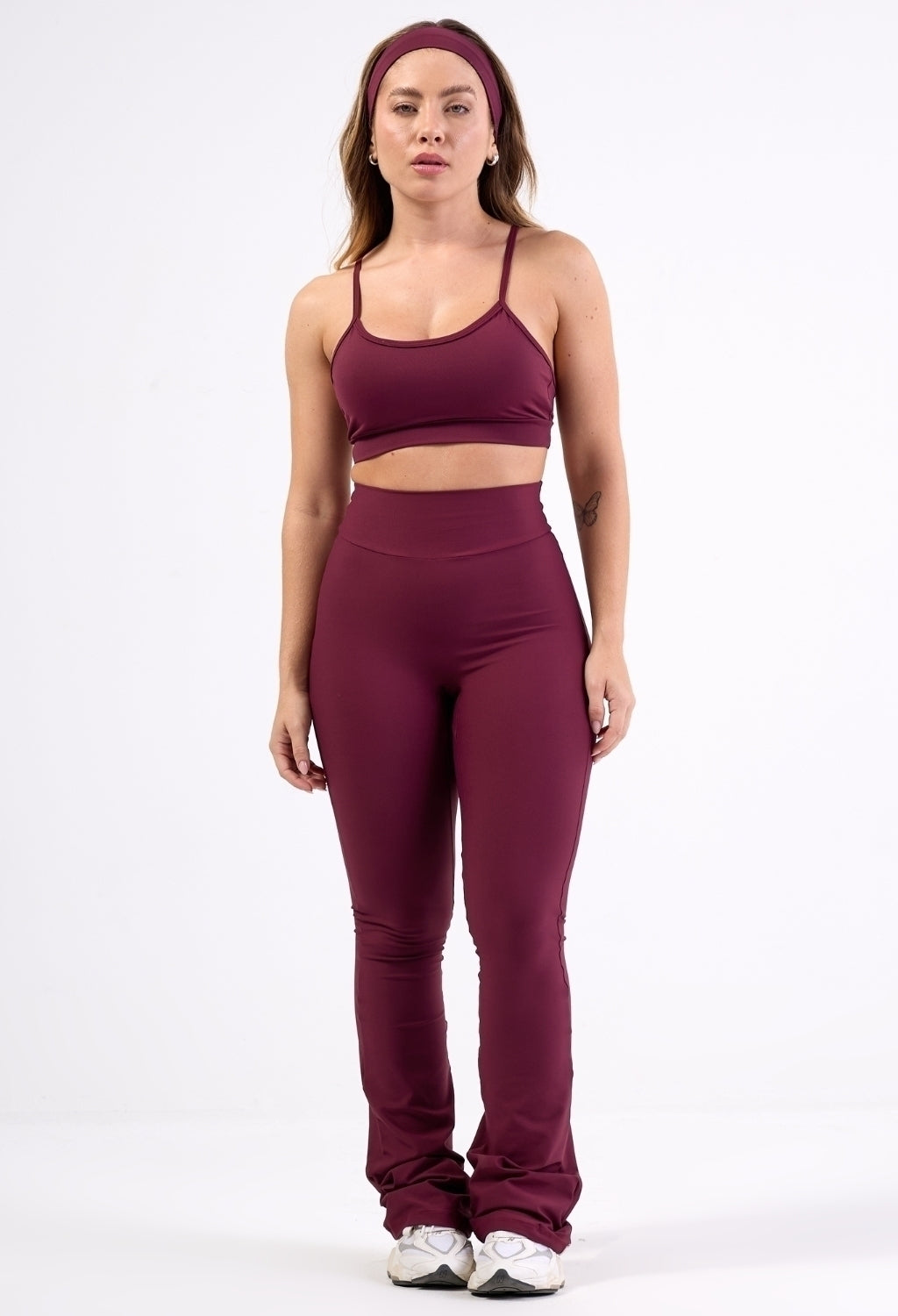 CONJ. LEG FLARE + TOP EVOLVE 2.0 BURGUNDY