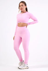 CONJUNTO LEG. ENERGY 2.0 + CROPPED OPEN LUXE COTTON CANDY