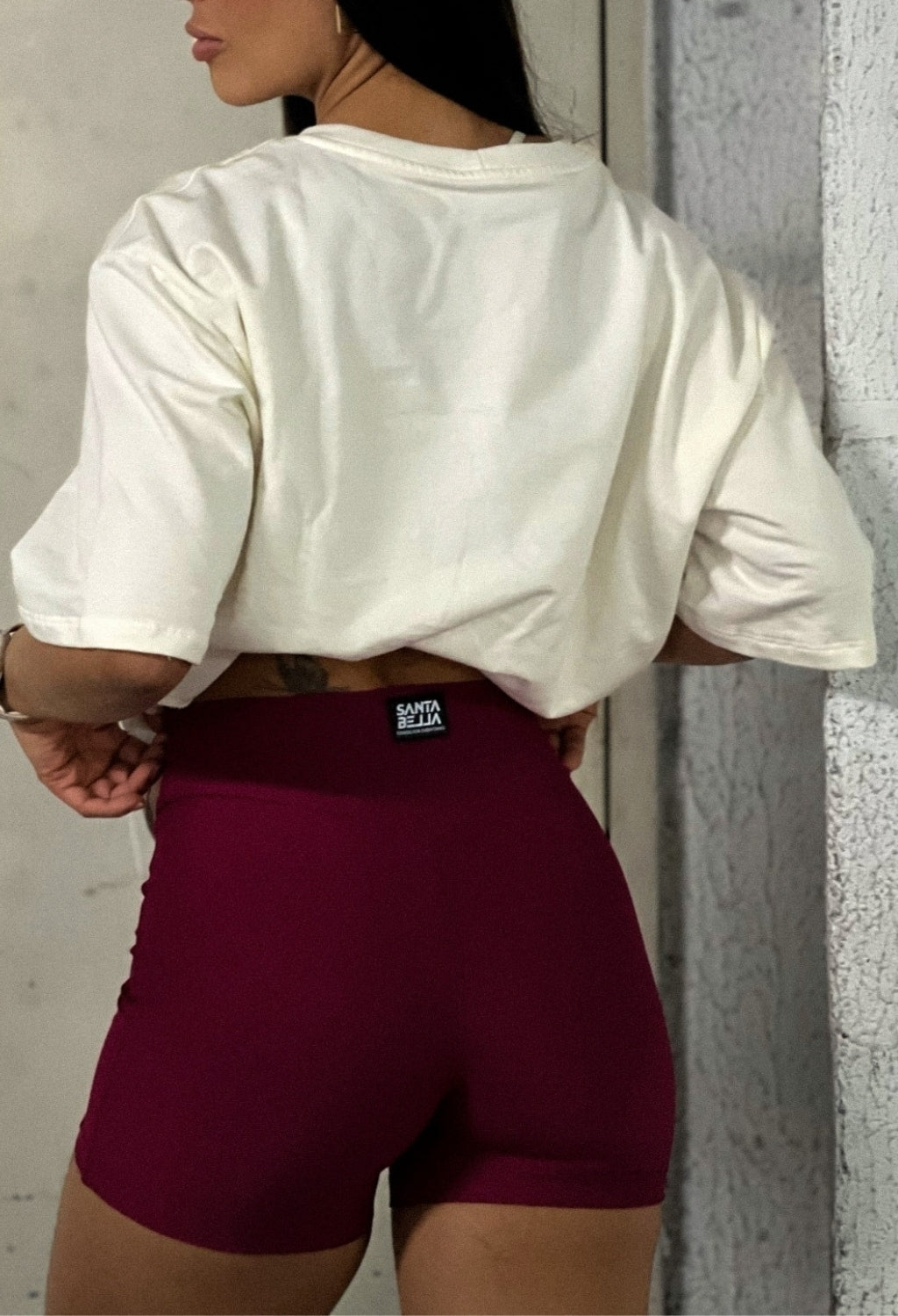 CAMISETA OVERSIZED SILK SANTABELLA OFF WHITE