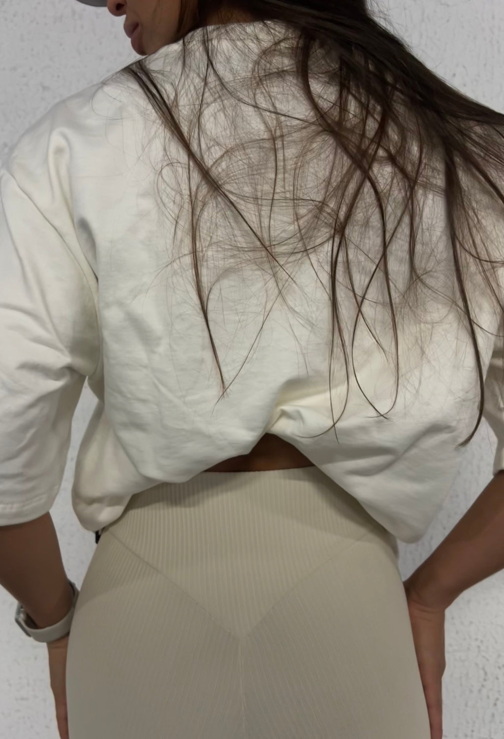 CAMISETA OVERSIZED SILK SANTABELLA OFF WHITE
