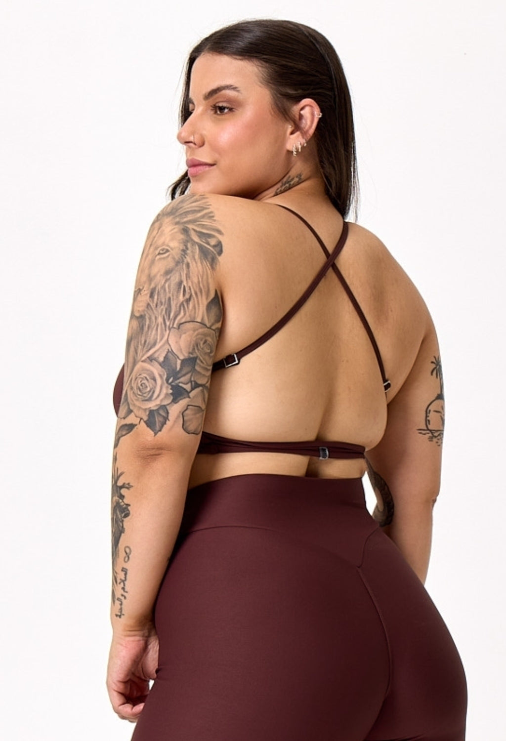 TOP TWIST DARK BROWN