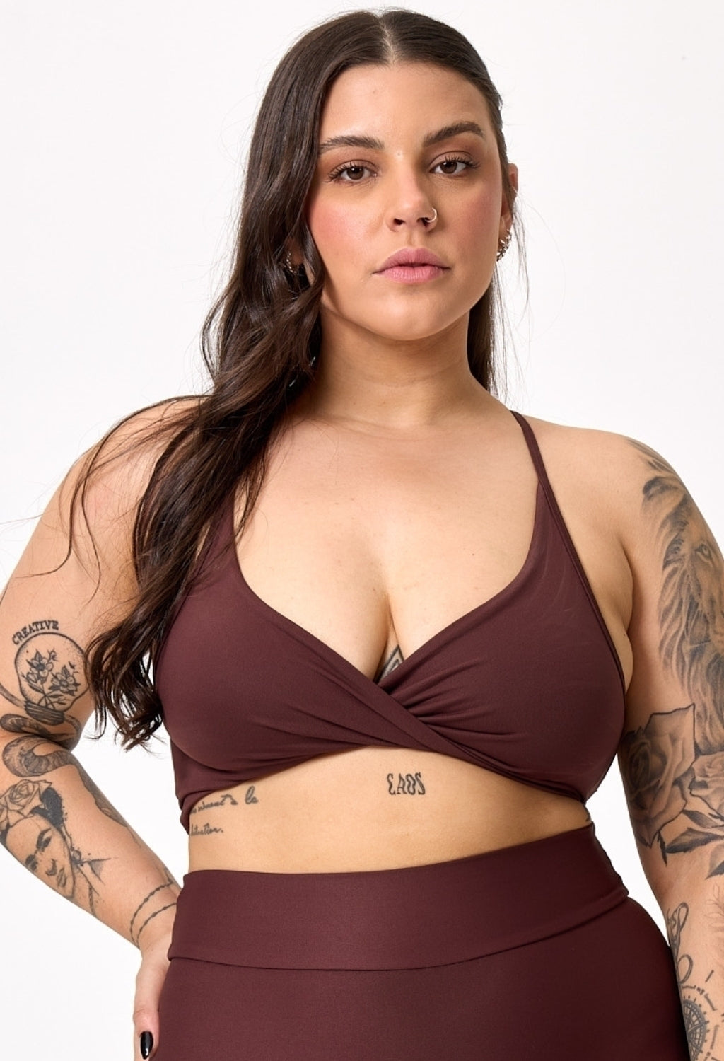 TOP TWIST DARK BROWN