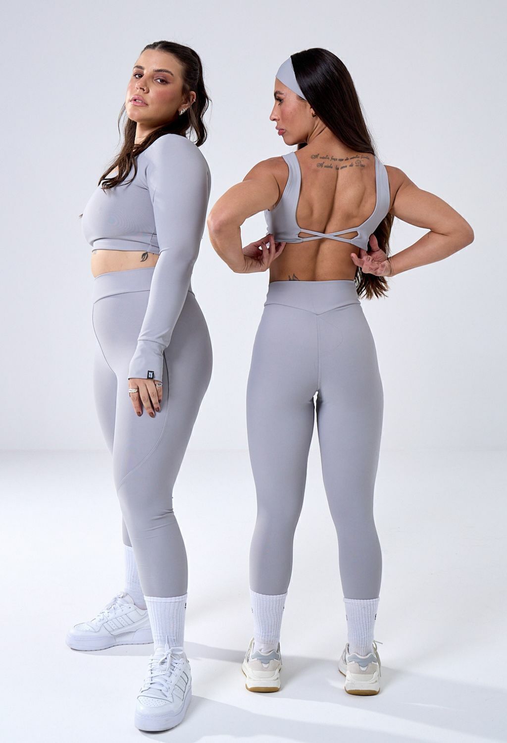 LEGGING CROSS OVER GRAY