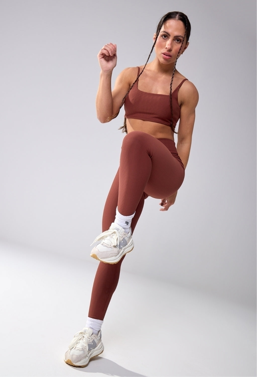 LEGGING CANELADA BROWN
