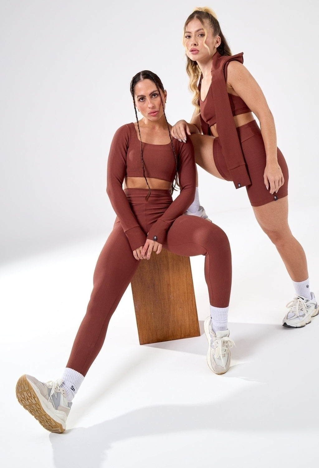 CROPPED DEFINE LUXE CANELADO BROWN