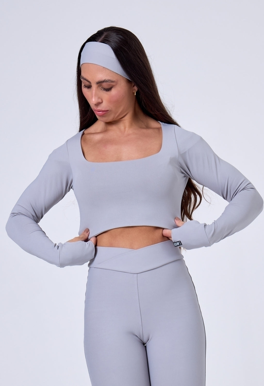 CROPPED DEFINE LUXE GRAY