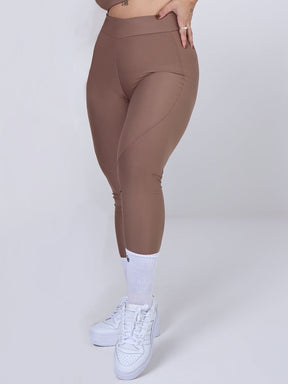 LEGGING CROSS OVER COFFEE