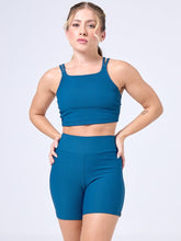 CONJUNTO SHORTS TIMELESS + TOP STRAPPY SPORT CANELADO NAVY
