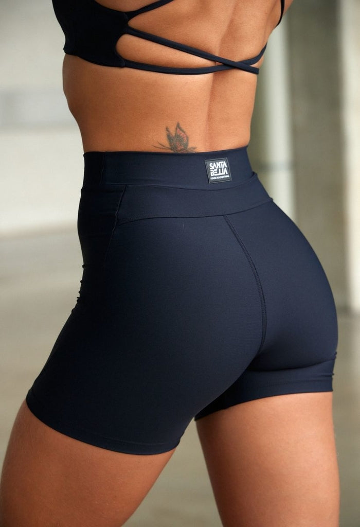 CONJUNTO TOP ENERGY + SHORTS ENERGIZE PRETO