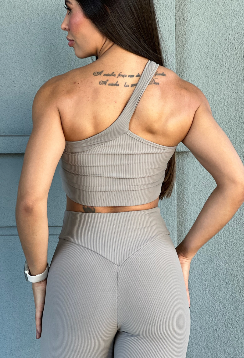 CONJUNTO TOP PANDORA 3.0 + LEGGING CANELADO FUNGUS