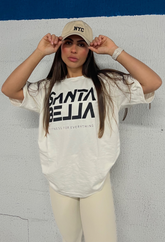CAMISETA OVERSIZED SILK SANTABELLA OFF WHITE