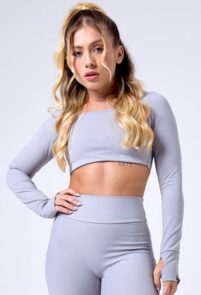 CROPPED DEFINE LUXE GRAY