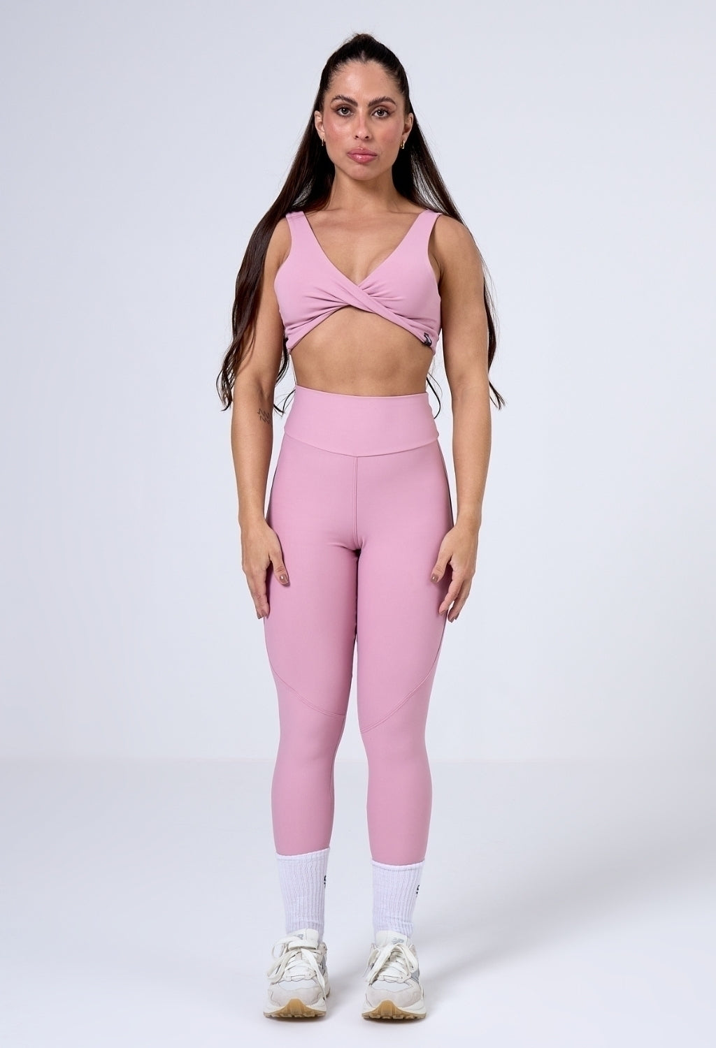 CONJUNTO LEGGING BASIC VIBE + TOP SOFT ACTIVE SOFT PINK
