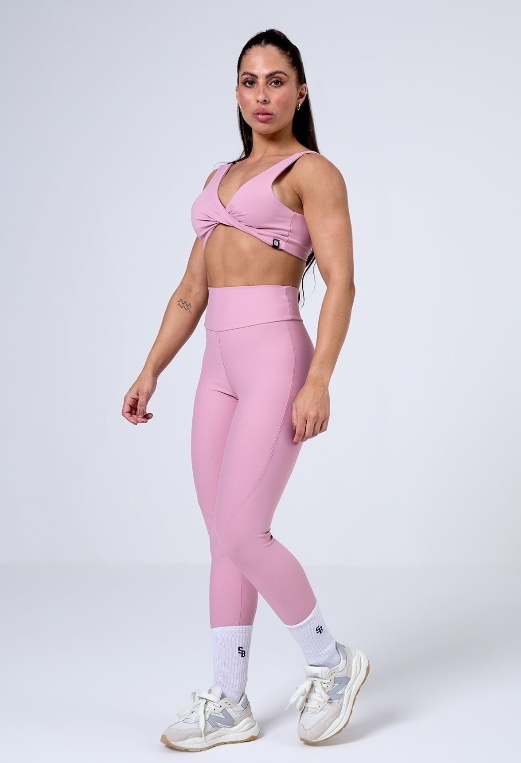 CONJUNTO LEGGING BASIC VIBE + TOP SOFT ACTIVE SOFT PINK