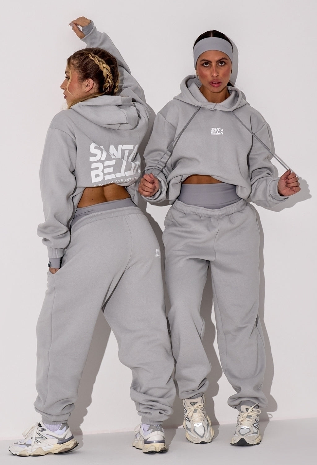 CALÇA MOLETOM OVERSIZED GRAY