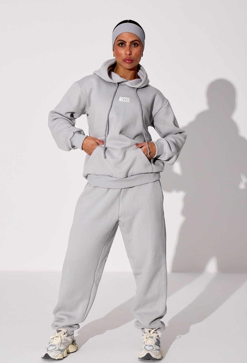 CALÇA MOLETOM OVERSIZED GRAY