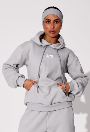 CASACO MOLETOM OVERSIZED GRAY
