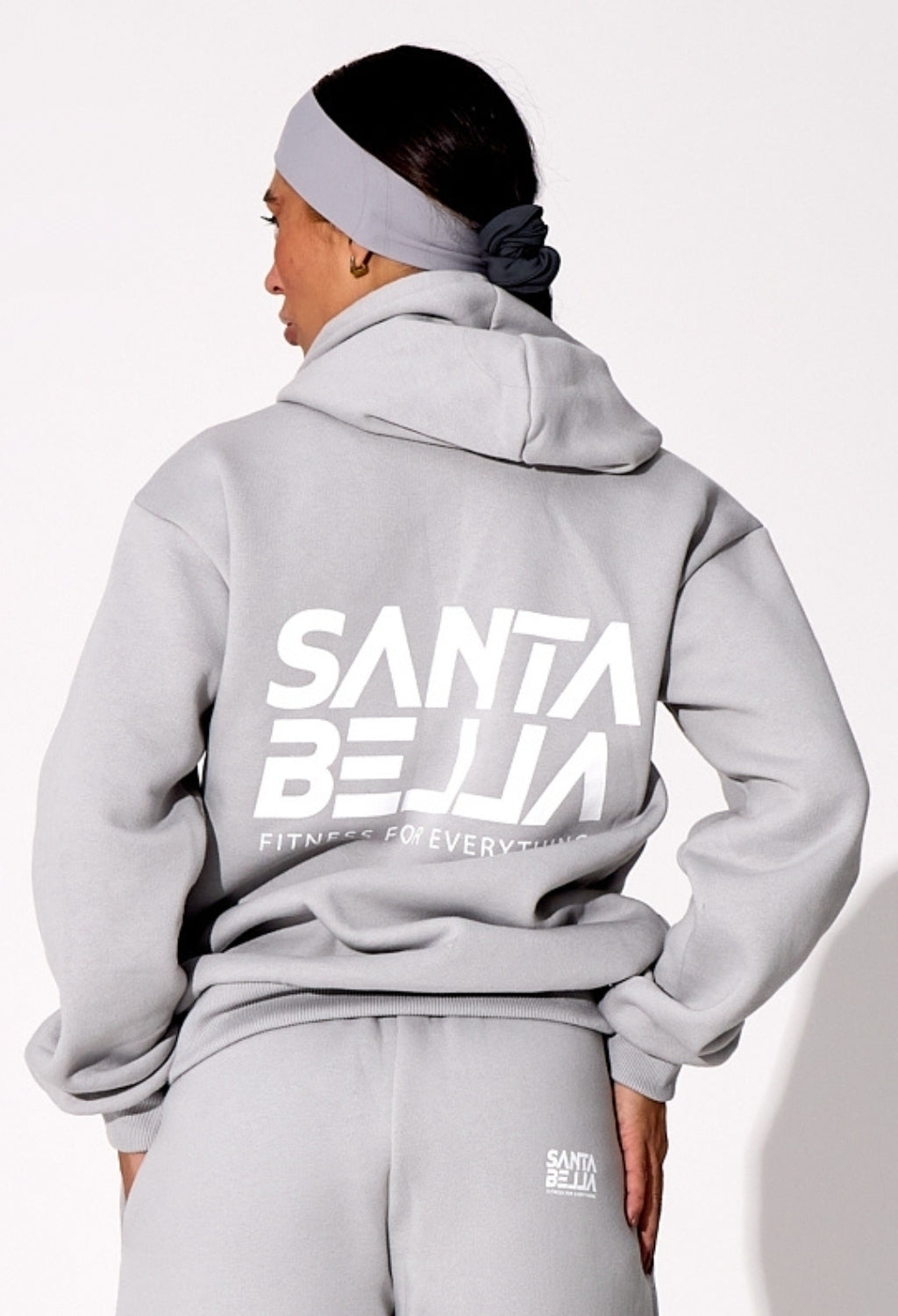 CASACO MOLETOM OVERSIZED GRAY