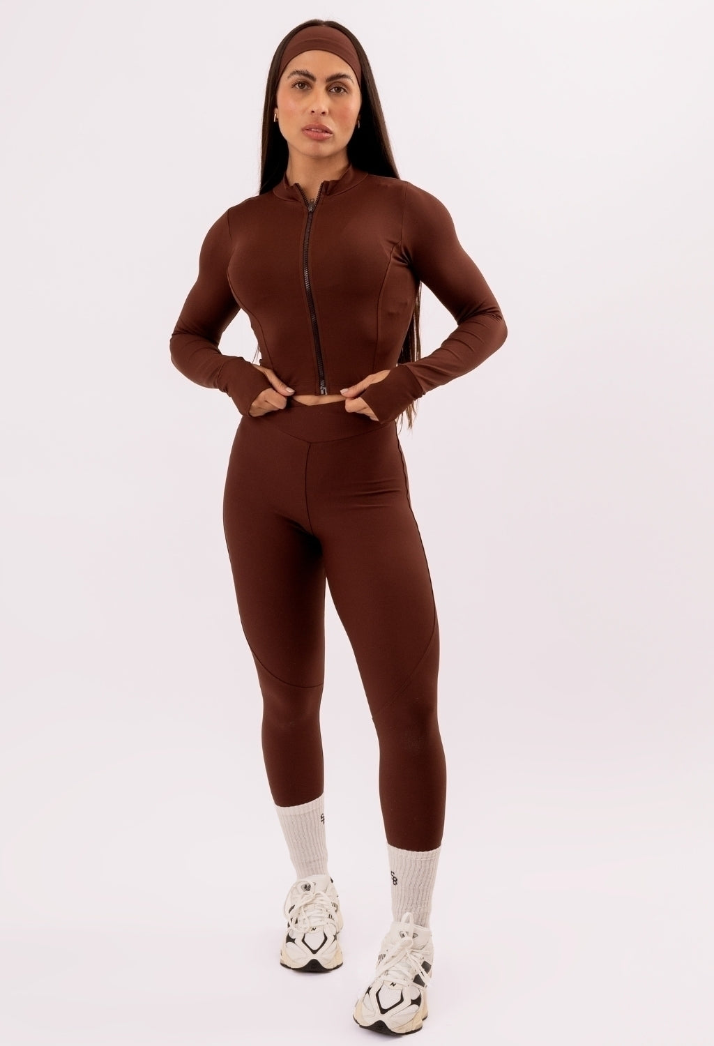 CONJUNTO LEGGING CROSS OVER + JAQUETA ESPRESSO