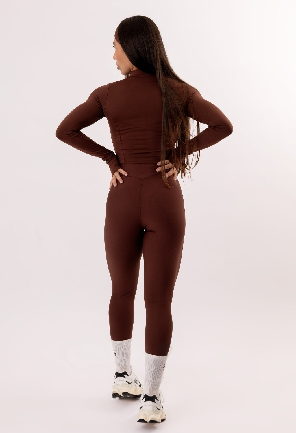CONJUNTO LEGGING CROSS OVER + JAQUETA ESPRESSO