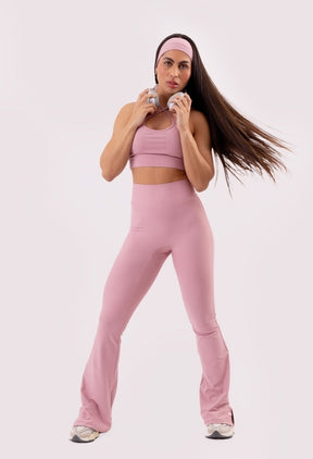 CONJUNTO LEG FLARE + TOP EVOLVE SOFT PINK