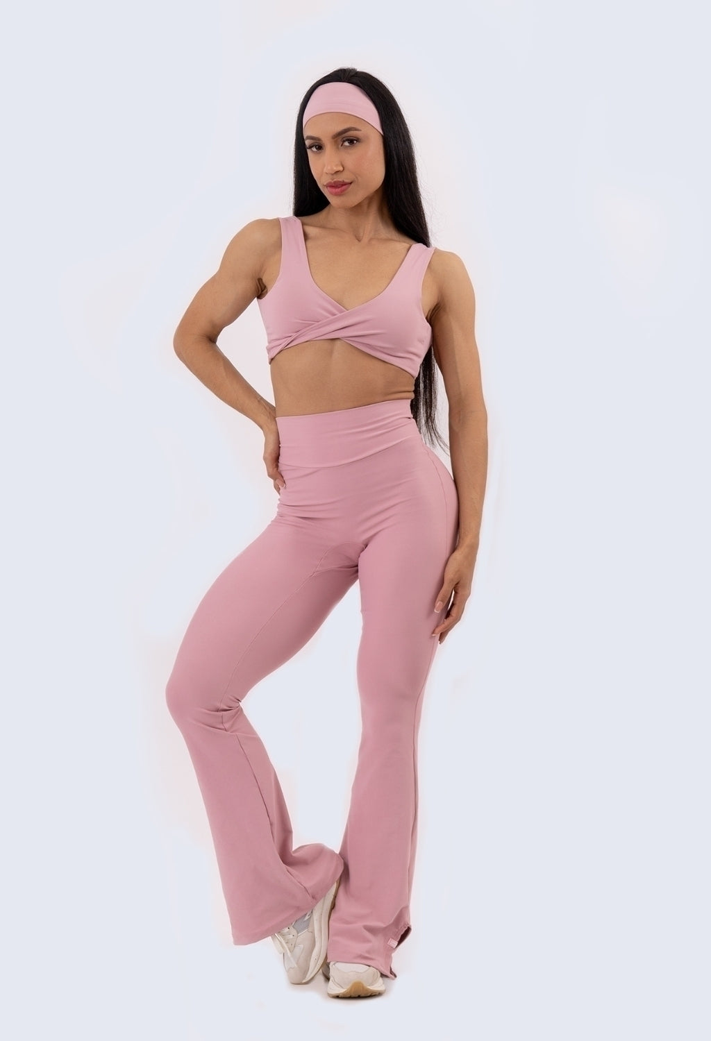CONJUNTO LEG FLARE + TOP SOFT ACTIVE SOFT PINK