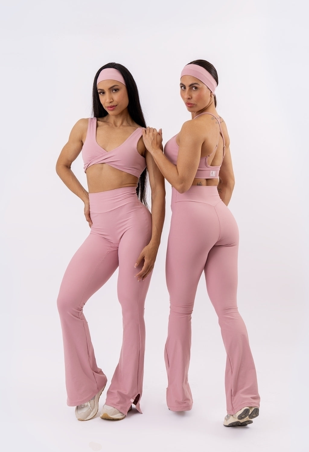 LEGGING ACTIVE FLARE SOFT PINK