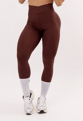 LEGGING CROSS OVER ESPRESSO