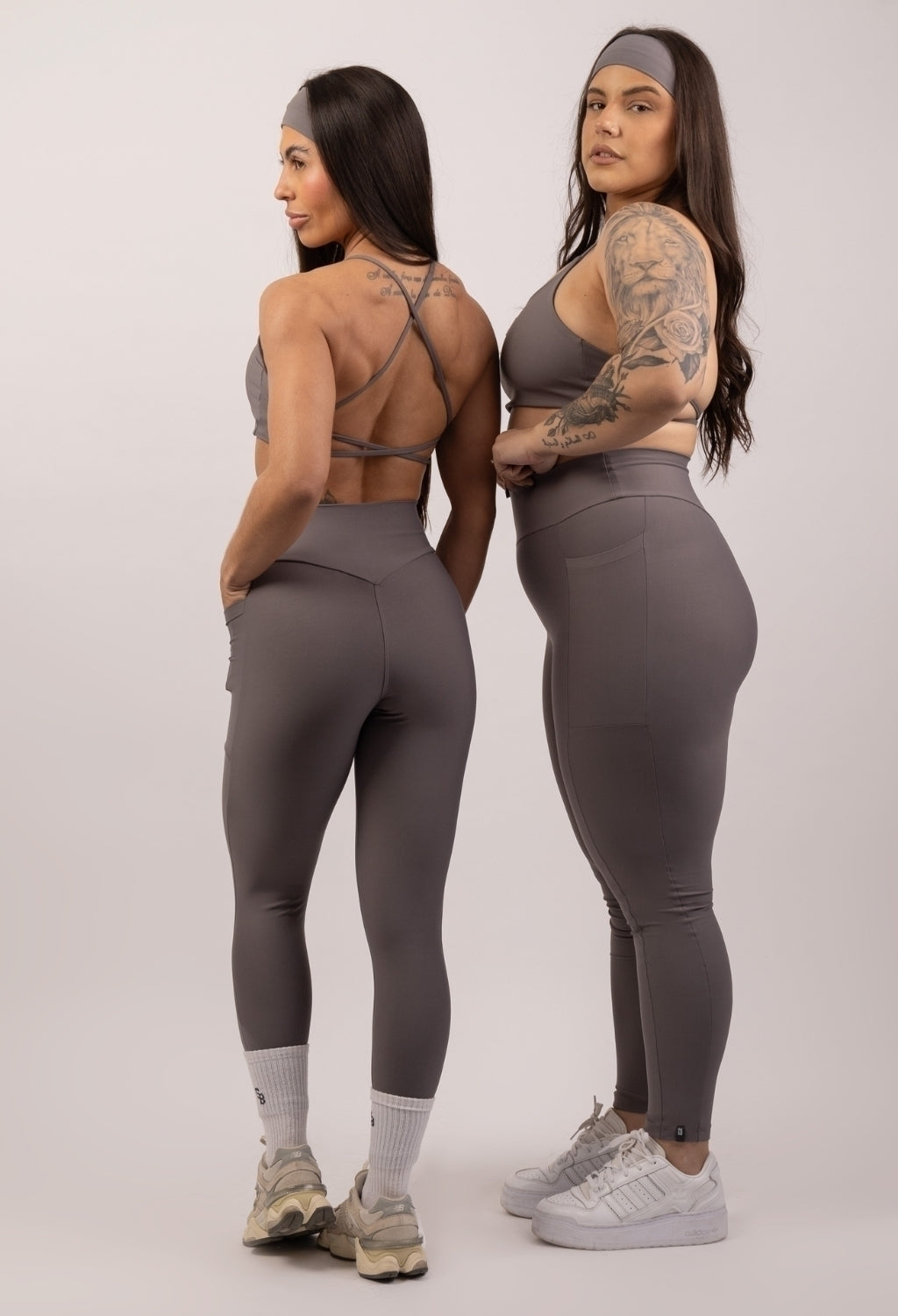 CONJUNTO TOP ENERGY + LEGGING ENERGY DARK GREY