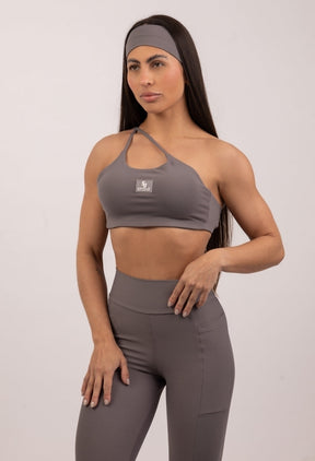 CONJUNTO TOP ENERGY + LEGGING ENERGY DARK GREY