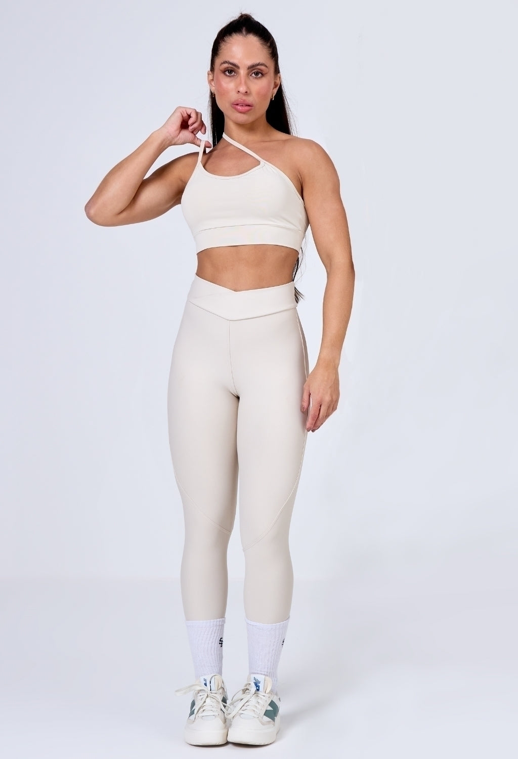 CONJUNTO LEGGING CROSS OVER + TOP EVOLVE LUNA