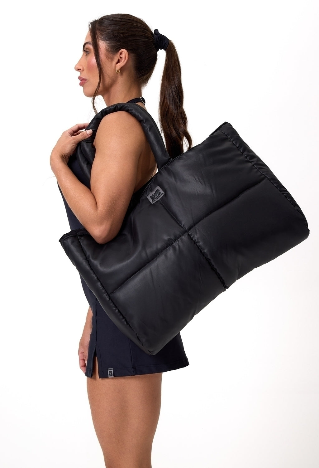 PUFFER BAG BLACK SANTABELLA