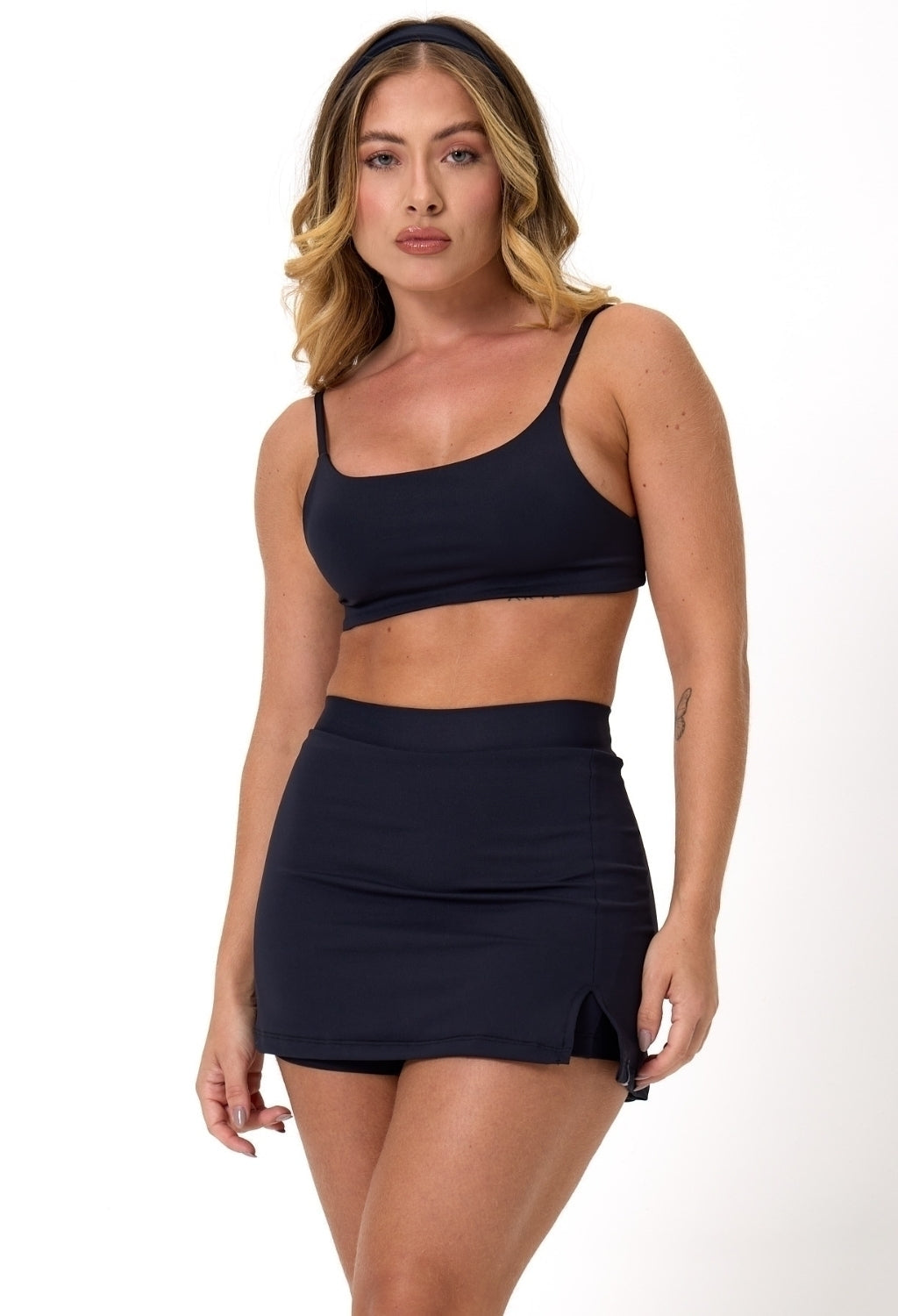 CONJ. SHORTS SAIA + TOP CLASSIC PRETO