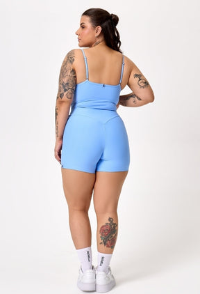 CONJ. SHORTS CROSS + REGATA ACTIVE BABY BLUE