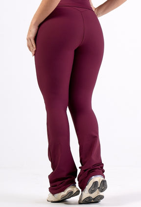 LEGGING FLARE BURGUNDY