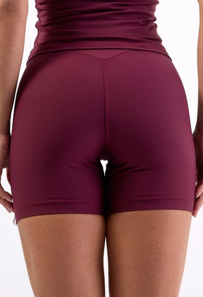SHORTS BASIC BURGUNDY