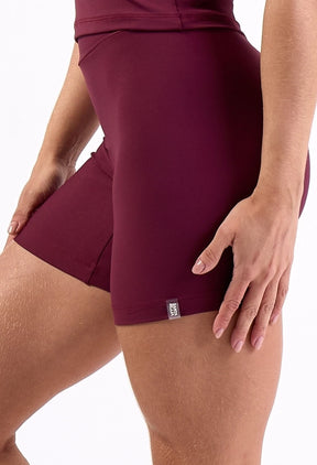 SHORTS BASIC BURGUNDY