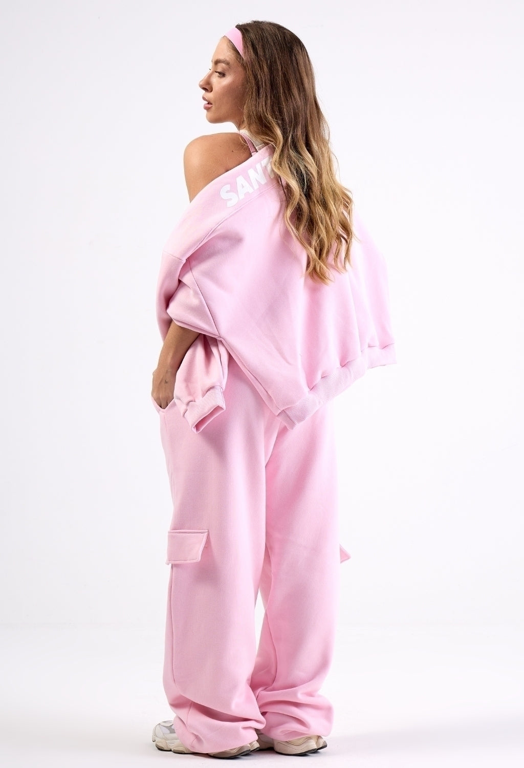 CONJUNTO MOLETOM SB GIRLS OVERSIZED COTTON CANDY