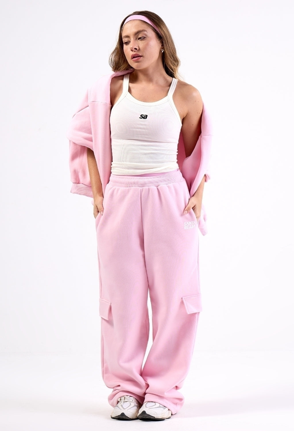 CONJUNTO MOLETOM SB GIRLS OVERSIZED COTTON CANDY