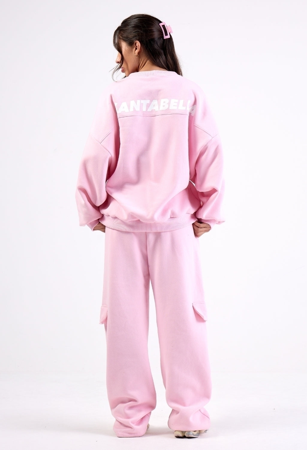 CONJUNTO MOLETOM SB GIRLS OVERSIZED COTTON CANDY