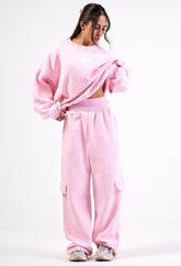 CONJUNTO MOLETOM SB GIRLS OVERSIZED COTTON CANDY
