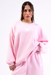 CASACO MOLETOM SB GIRLS OVERSIZED COTTON CANDY