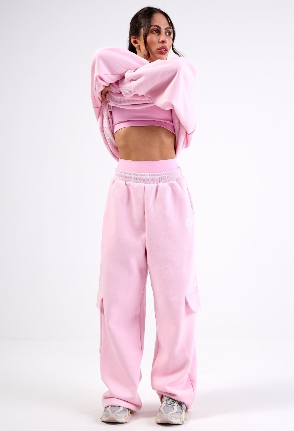 CONJUNTO MOLETOM SB GIRLS OVERSIZED COTTON CANDY