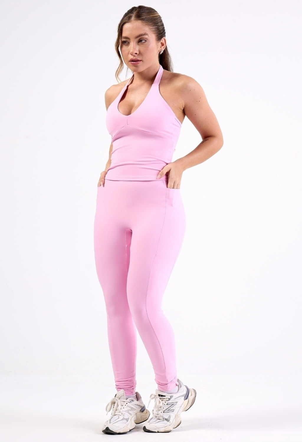 CONJUNTO LEGGING ENERGY + REGATA SKINLUXE COTTON CANDY