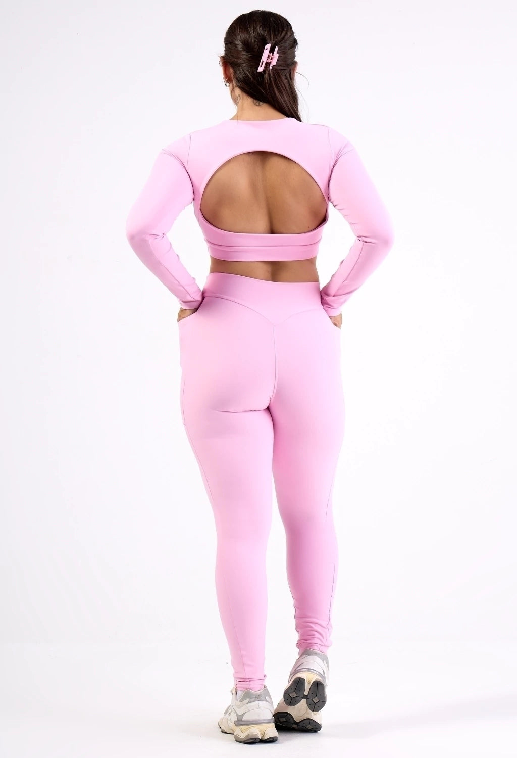 CONJUNTO LEG. ENERGY 2.0 + CROPPED OPEN LUXE COTTON CANDY