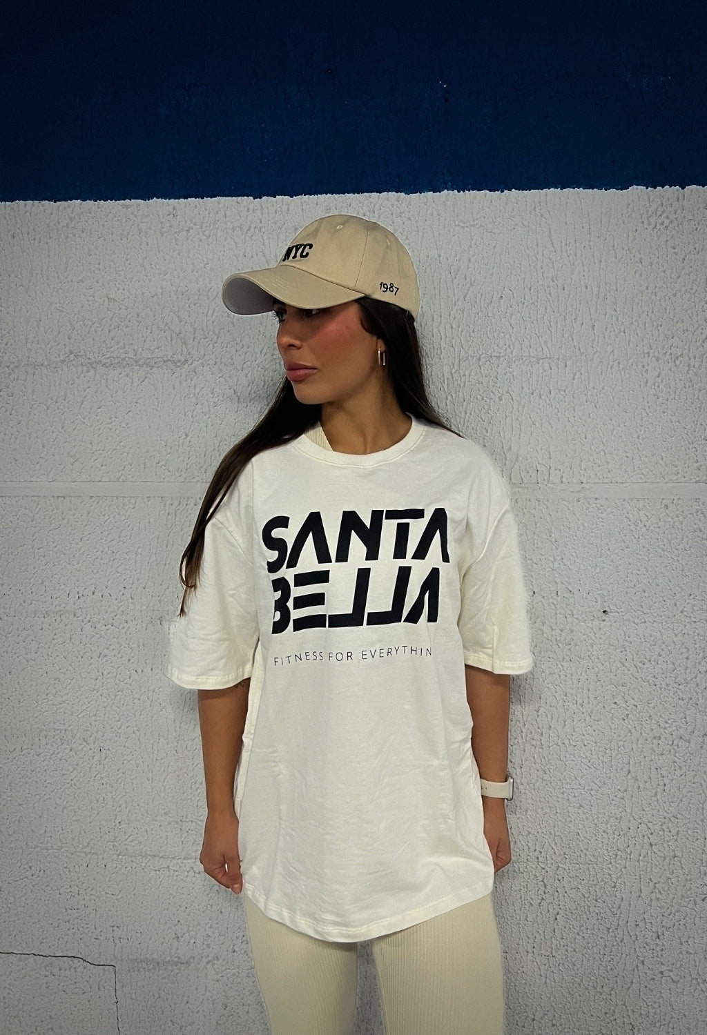 CAMISETA OVERSIZED SILK SANTABELLA OFF WHITE